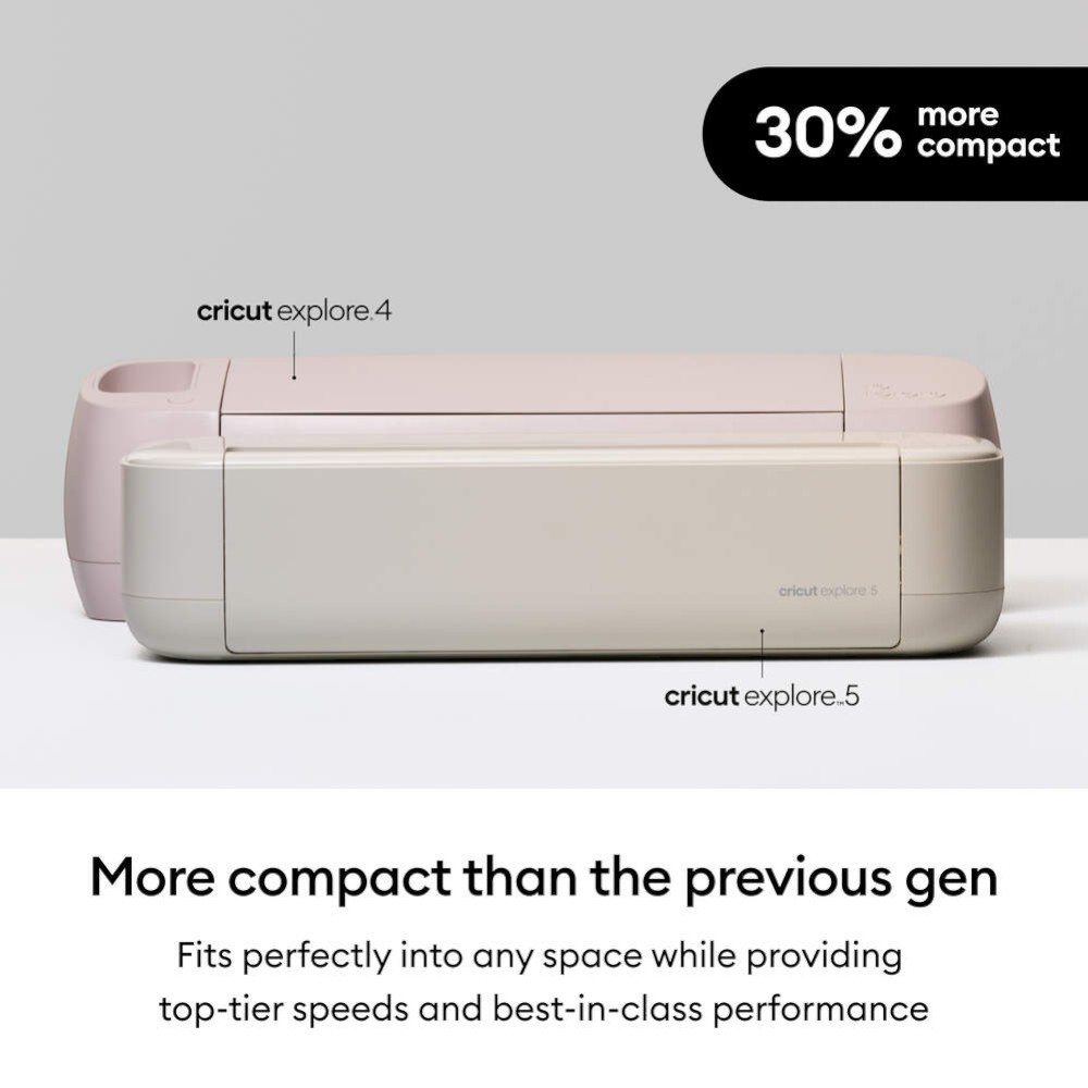 Plotter Inteligente Cricut Explore 5 Beige Incluye MiniPrensa