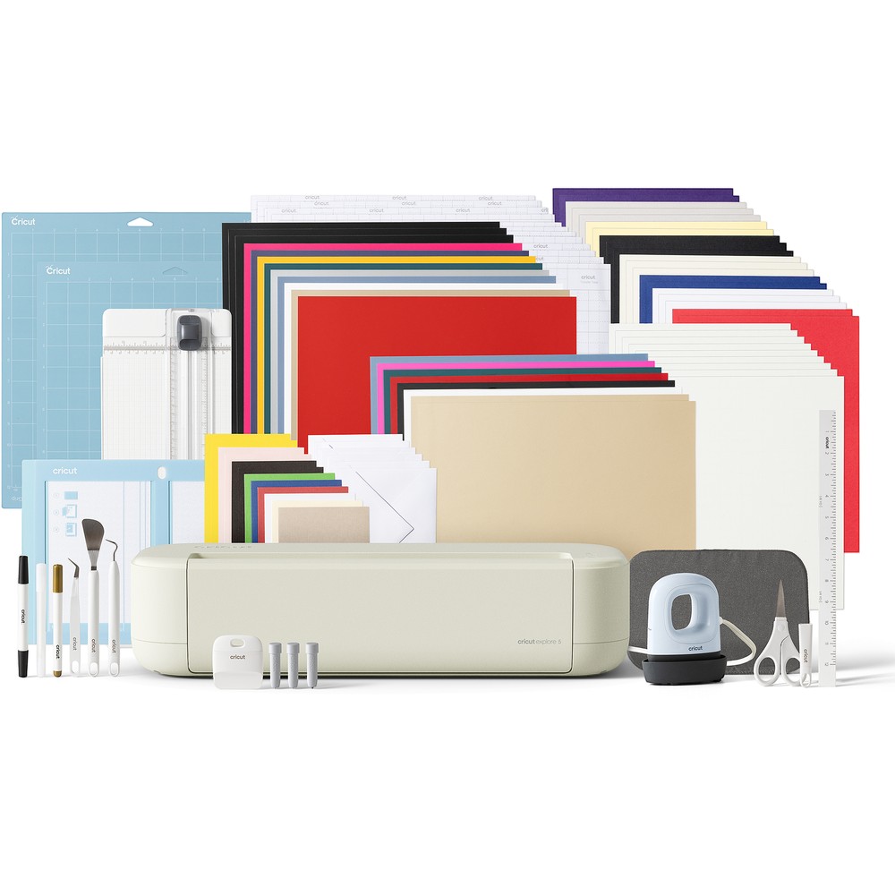 Plotter Inteligente Cricut Explore 5 Beige Incluye MiniPrensa