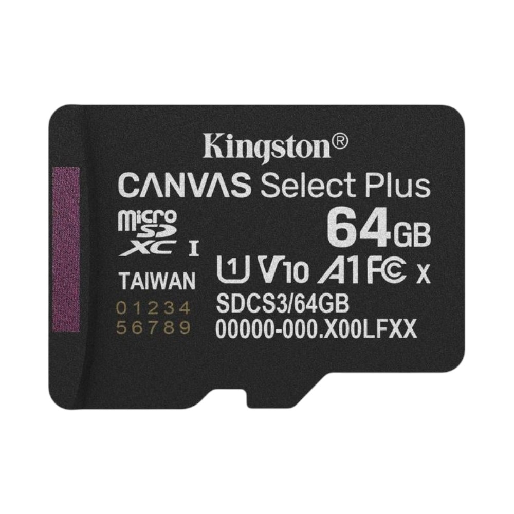 Memoria Kingston MicroSD Canvas Select Plus Gen3 64GB