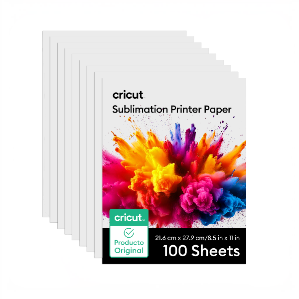 Papel para impresora de sublimación Cricut 100 hojas tamaño carta