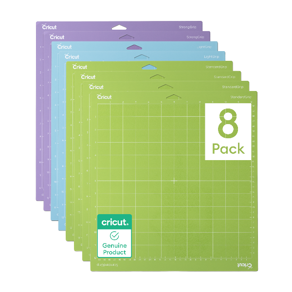 Kit x8 Tapetes de Corte 30,5×30,5 cm para Papel Cricut