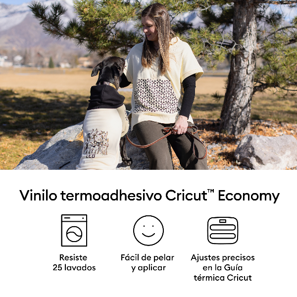 Pack x40 Hojas de Vinilo Adhesivo Permanente Mate Cricut