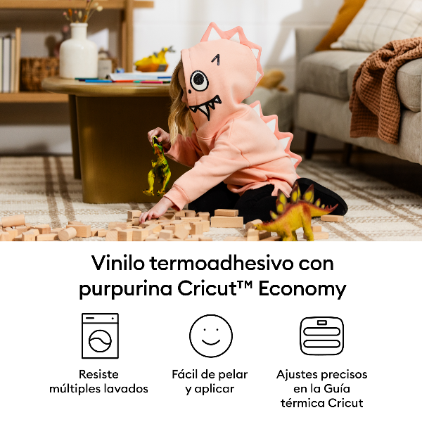 Pack x6 Vinilo Textil Glitter 25,4×30,5 cm Colores Cricut