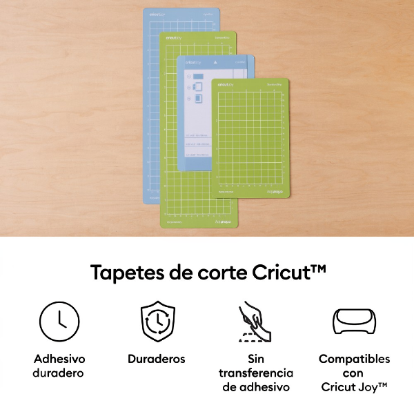 Kit x5 Tapetes de Corte StandardGrip 11,4 × 30,5 cm Cricut