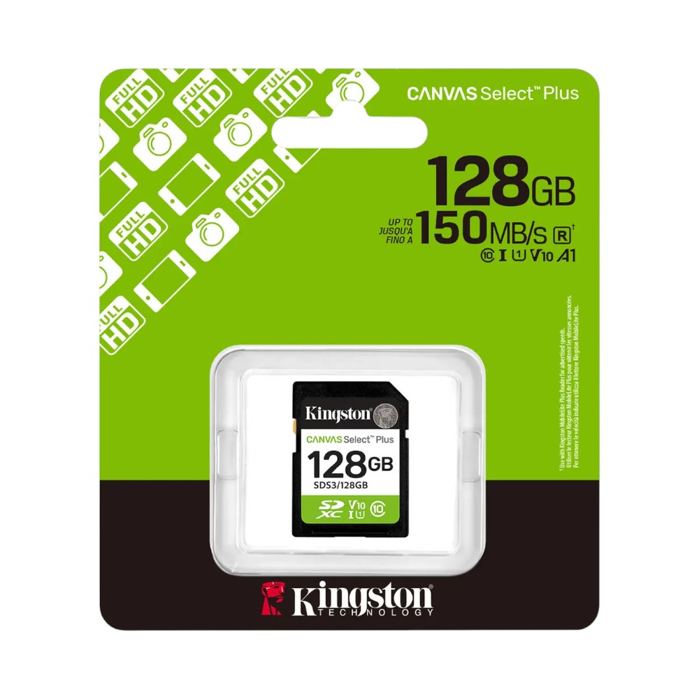 Memoria Kingston SD Canvas Select Plus 128GB