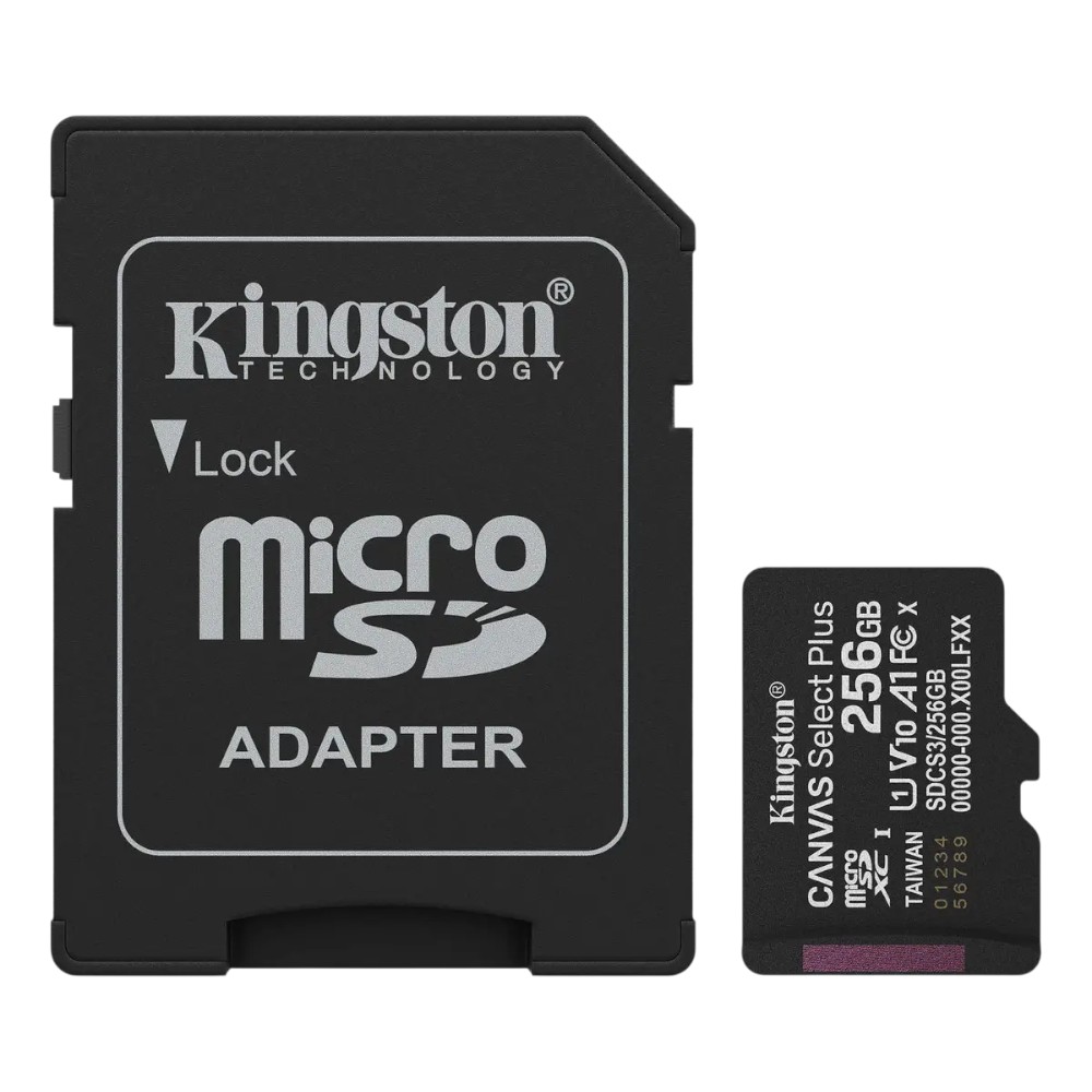 Memoria Kingston MicroSD Canvas Select Plus Gen3 256GB
