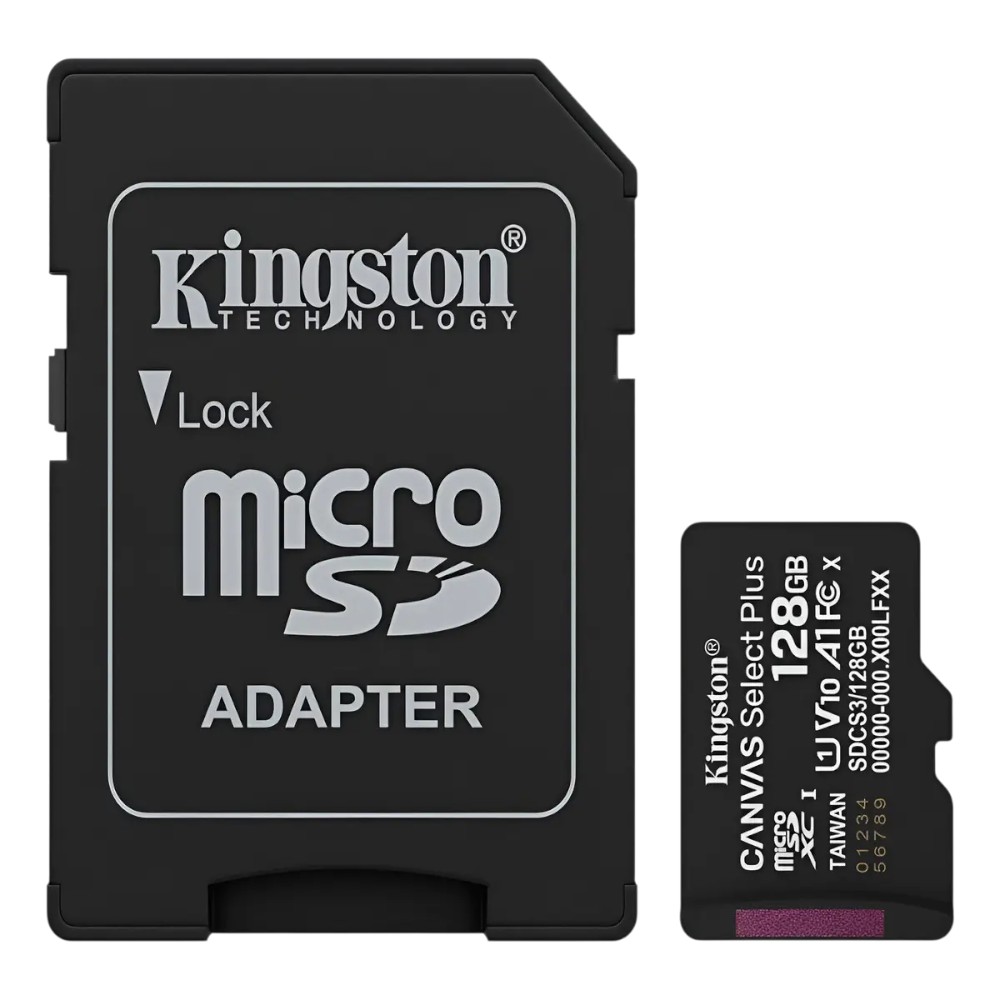 Memoria Kingston MicroSD Canvas Select Plus Gen3 128GB