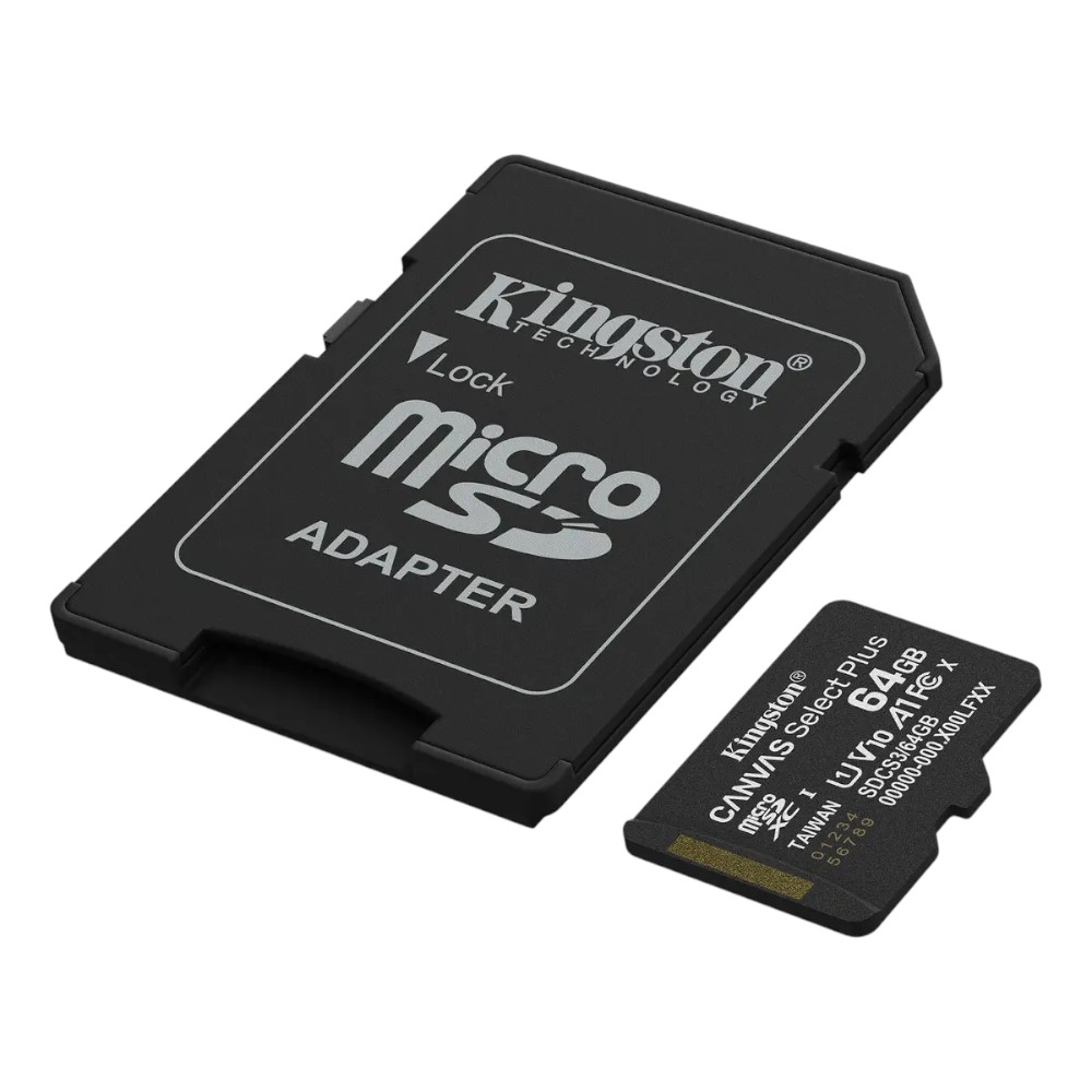 Memoria Kingston MicroSD Canvas Select Plus Gen3 64GB