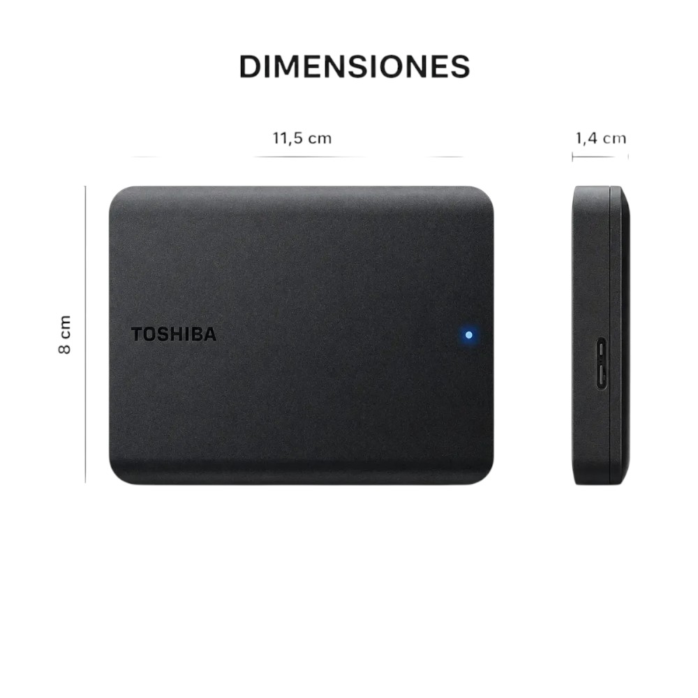 Disco Externo Toshiba Canvio Advance Negro 1TB