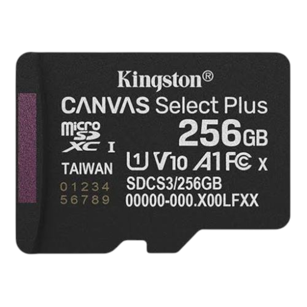 Memoria Kingston MicroSD Canvas Select Plus Gen3 256GB