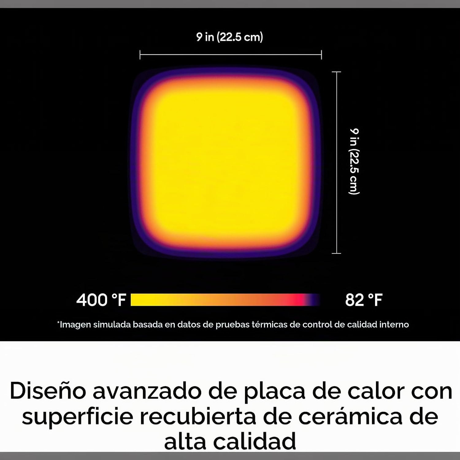 Prensa de Calor EasyPress Zen Blue de 23×23 cm