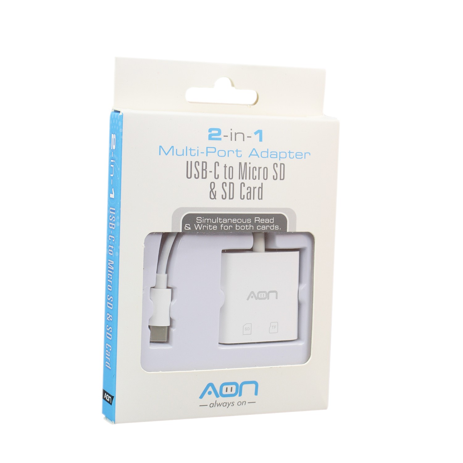 Adaptador USB-C Lector de Tarjetas SD y MicroSD