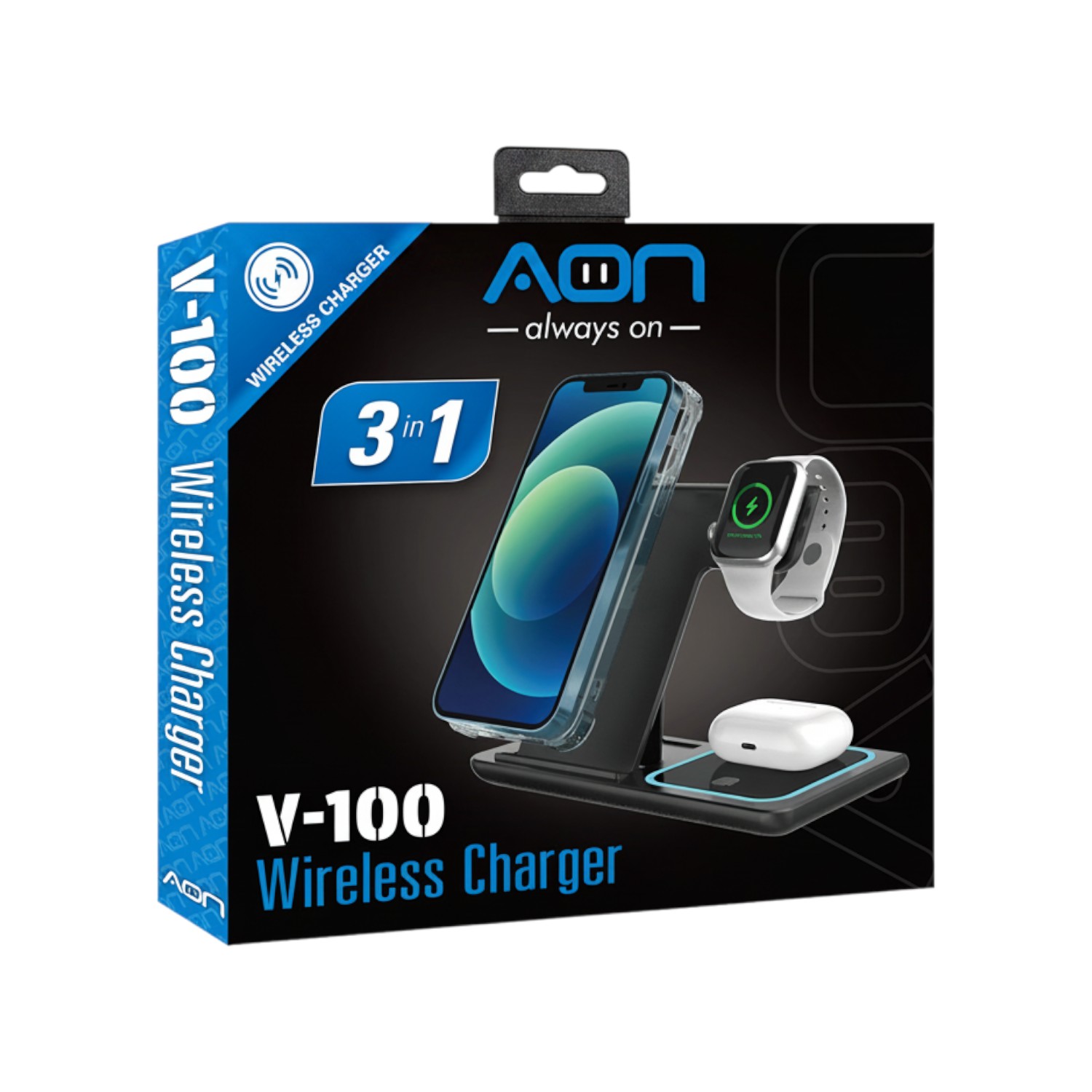Cargador Inalámbrico AON V100