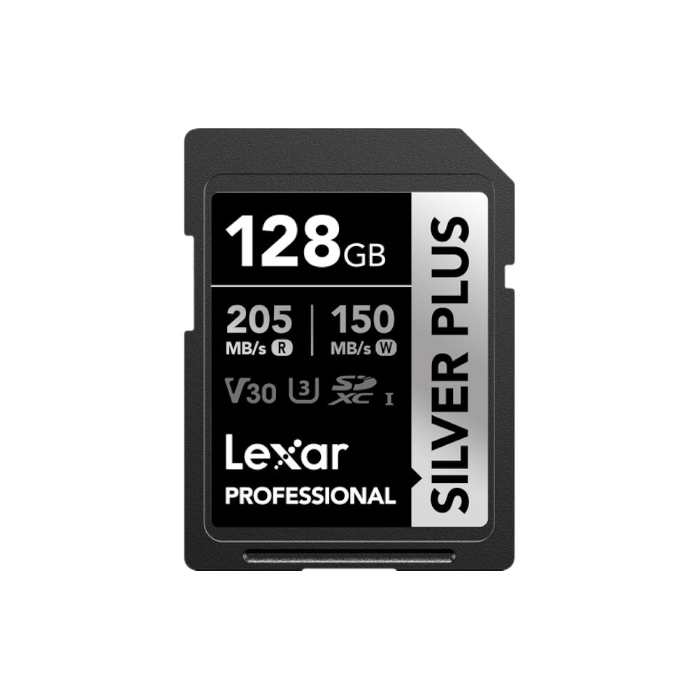Tarjeta de Memoria SD Lexar Professional SILVER PLUS 128GB 205MB