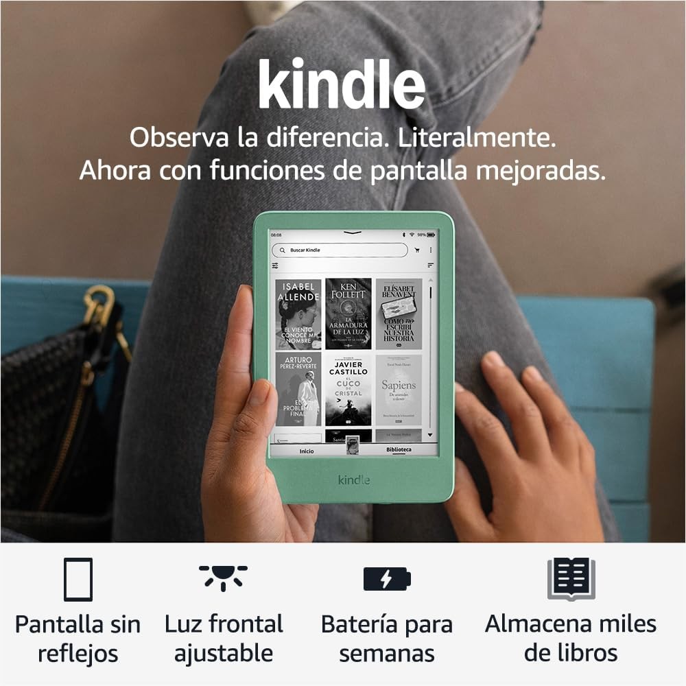 Amazon Kindle 11 Gen 2024 16gb de 6″ Color Matcha