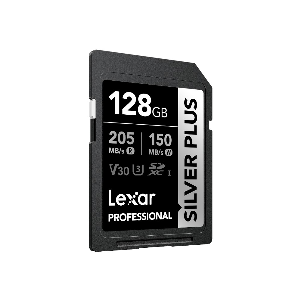 Tarjeta de Memoria SD Lexar Professional SILVER PLUS 128GB 205MB