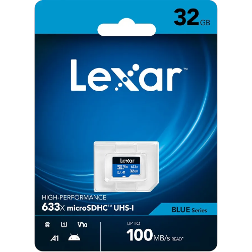 Tarjeta de Memoria Lexar MicroSDHC 32GB Class 10