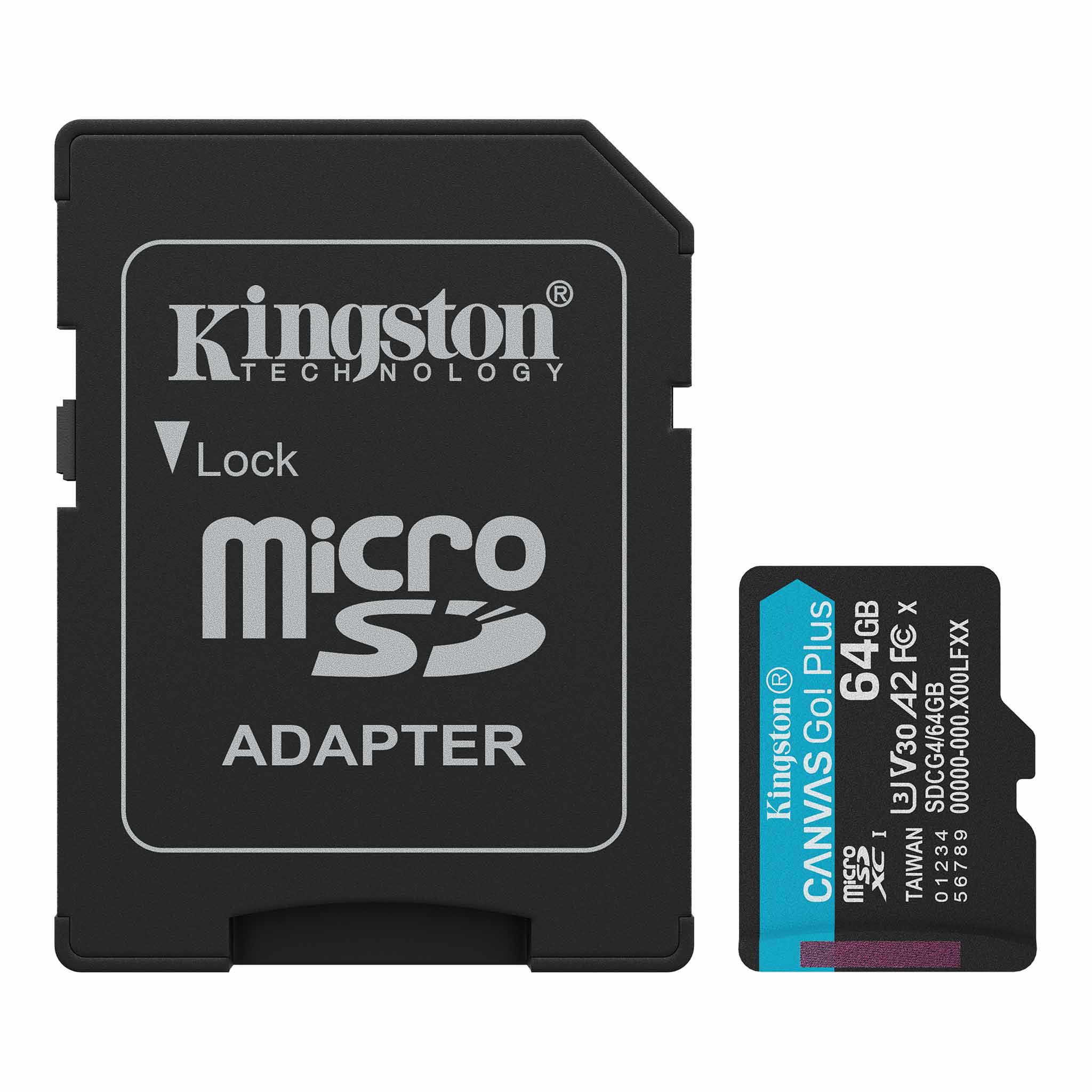 Memoria Kingston MicroSD Canvas Go Plus 64GB
