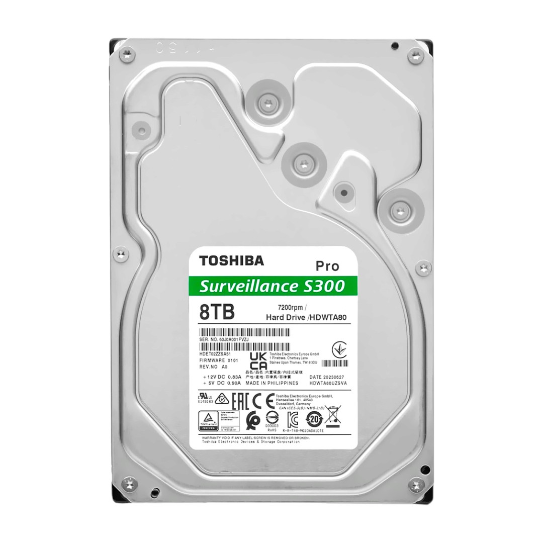 Toshiba Disco Duro S300 PRO Vigilancia 8TB