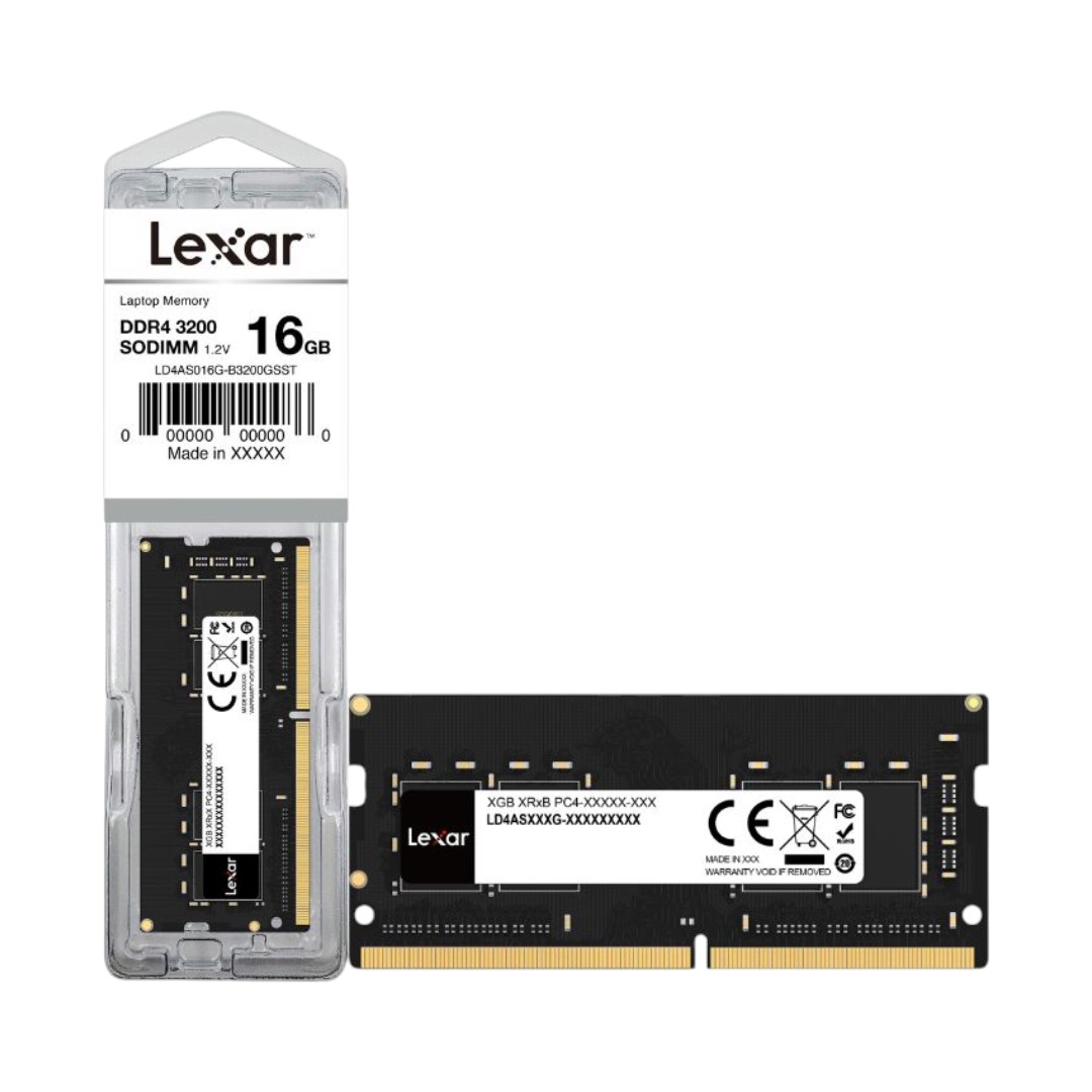 Lexar Memoria RAM DDR4 SODIMM 16GB 3200MT/s