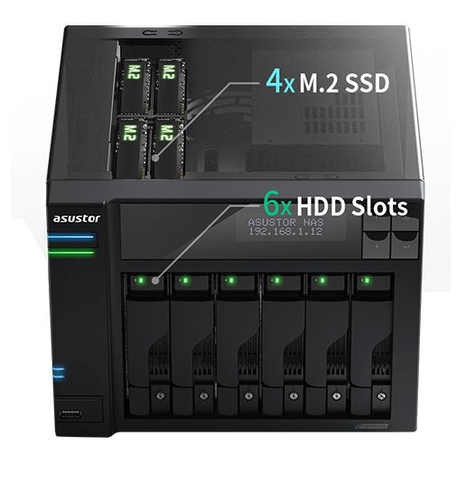 Asustor NAS 6 bahías Gen2 - Imagen 4